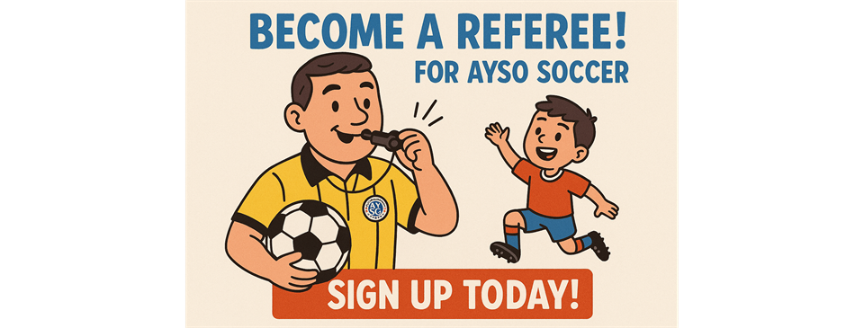 Want the best seat in the house on Saturday? Become a referee!