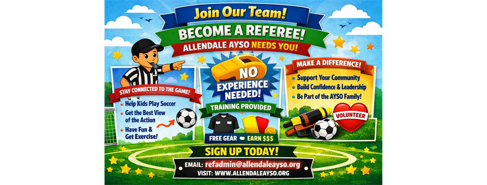 Make the calls, blow the whistle, referee today!